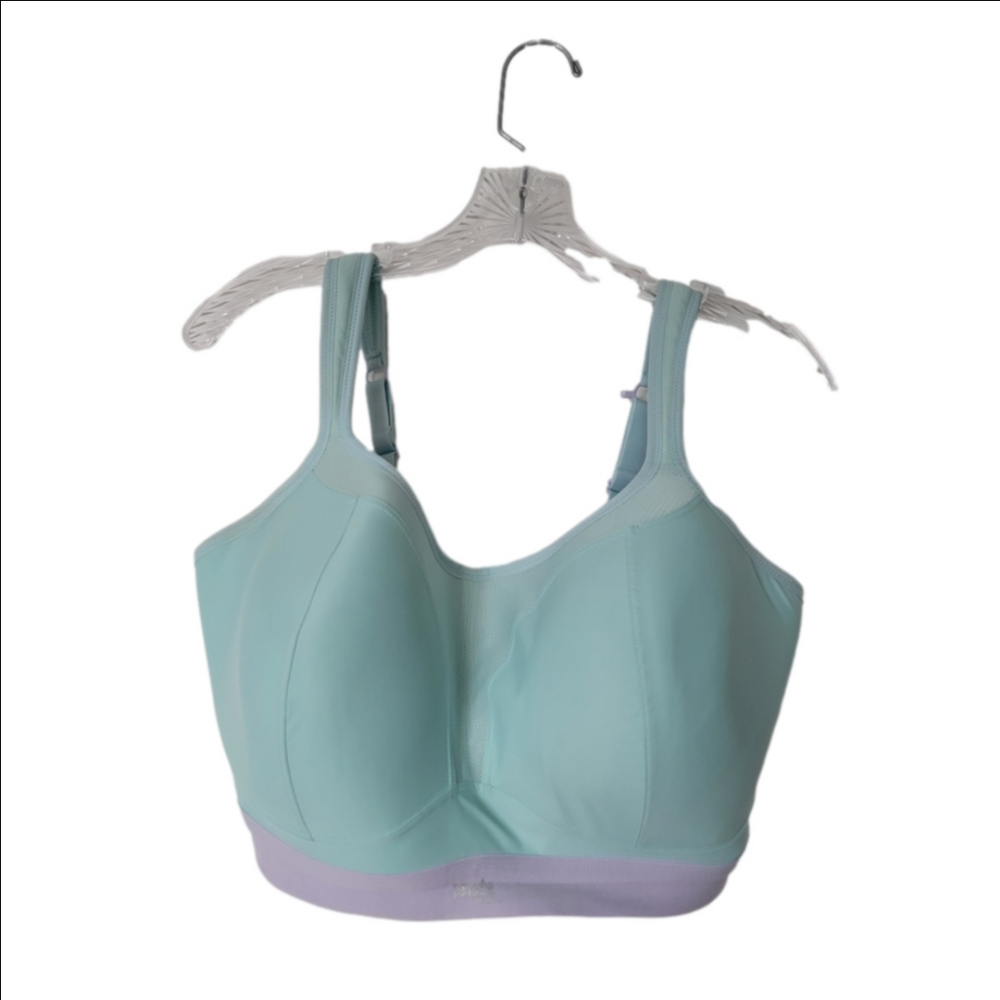 Panache Aqua and Lavender Sports Bra Size 40 - Picture 2 of 8